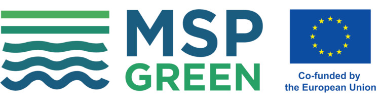MSP-GREEN project logo and EU funder logo
